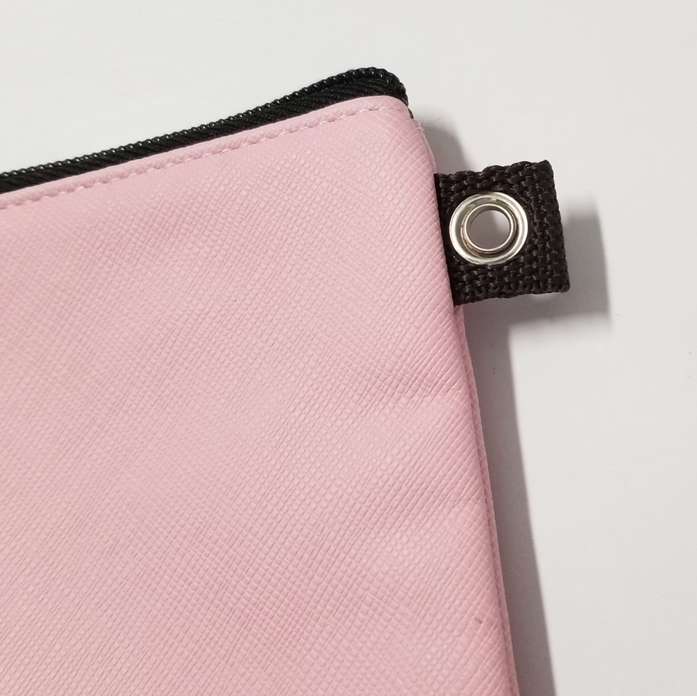 Henri Bendel Pink Vintage 9¼"x9¼" Square Accessory Pouch RARE - Picture 7 of 9